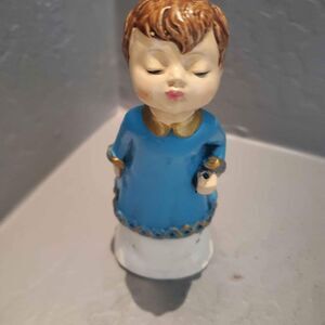 Made in Japan Kissing Boy Angel Ceramic